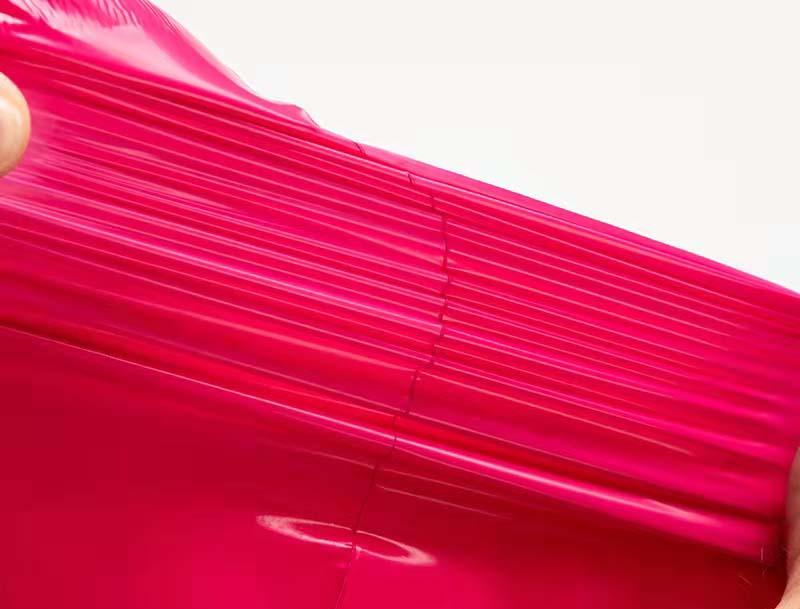 青秀玫红色快递袋-05